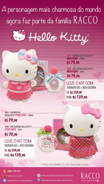 Kit Hello Kitty (Perfume e Gel)